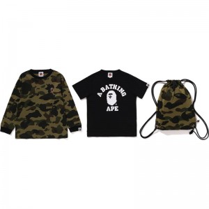 Kids' Bape 1st Camo College Gift Set Gift Set Green USA | LD2648268