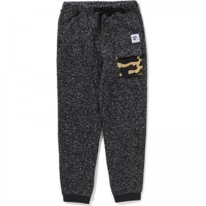 Kids' Bape 1st Camo Pocket Pants Jr Pants Black USA | WK0512552