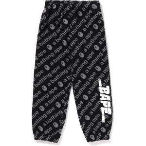 Kids' Bape A Bathing Ape Pants Pants Black USA | WS8378638