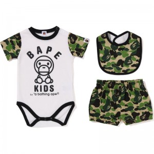 Kids' Bape Abc Camo Baby Milo Baby Gift Set Gift Set Green USA | ZF5166516