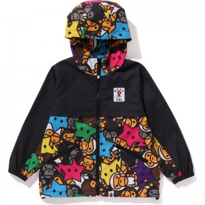 Kids' Bape All Baby Milo Sta Hoodie Jacket Hoodie Multicolor USA | JS4851281