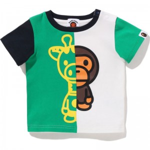 Kids' Bape Baby Milo And Friends Tee Cut And Sewn Green USA | EE3962192