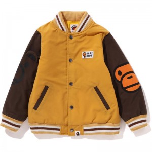 Kids' Bape Baby Milo Friends Sleeve Jacket Jackets Yellow USA | WT8874084