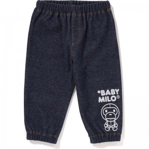 Kids' Bape Baby Milo Toy Baby Pants Pants Navy USA | WW0201421