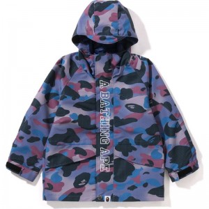 Kids' Bape Grid Camo Snowboard Jacket Jackets Multicolor USA | XS6447147