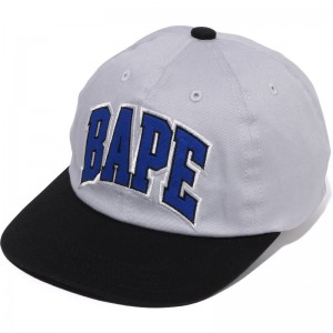 Kids' Bape Patch Cap Caps Gray USA | QH6916996