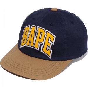 Kids' Bape Patch Cap Caps Navy USA | XO8537657