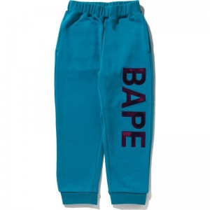 Kids' Bape Patch Sweat Pants Pants Green USA | LD3915095