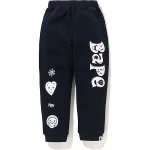 Kids' Bape X Chocomoo Sweat Pants Pants Navy USA | RV1282122