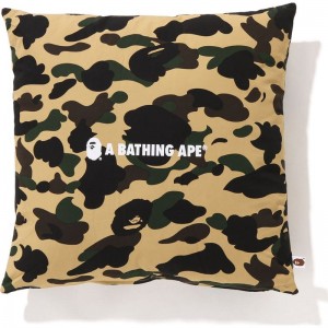 Men Bape 1st Camo A Bathing Ape Square Cushion Home Yellow USA | GO5646466