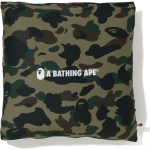 Men Bape 1st Camo A Bathing Ape Square Fluffy Beads Cushion Home Yellow USA | GP7804284