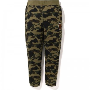 Men Bape 1st Camo Ape Head Patched Sweat Pants Pants Green USA | OH2295525