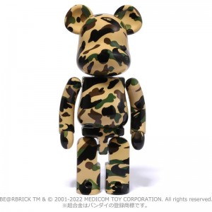 Men Bape 1st Camo Be@rbrick Chogokin 200% Figure Yellow USA | NF7964994