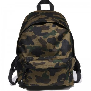 Men Bape 1st Camo Cordura Day Pack Bags Green USA | JA2006406