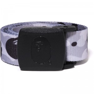 Men Bape 1st Camo Gi Belt Accessories Gray USA | SO7457547