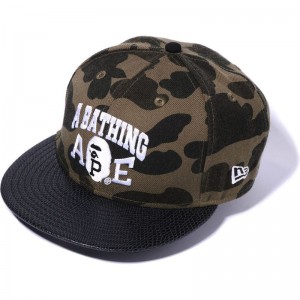 Men Bape 1st Camo New Era 9 Fifty Cap Caps Green USA | HJ7367837