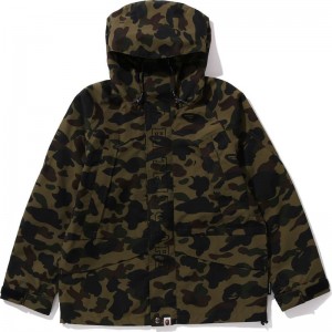 Men Bape 1st Camo Snowboard Jacket Jackets Green USA | MJ1572552