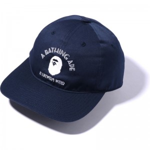 Men Bape A Bathing Ape Panel Cap 2 Caps Gray USA | MG0309939