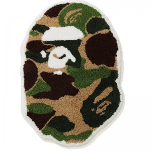 Men Bape Abc Camo Ape Head Rug Mat Home Green USA | MG3060600