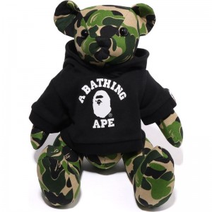 Men Bape Abc Camo Bear Plush Doll 35cm Figure Green USA | RY2135915