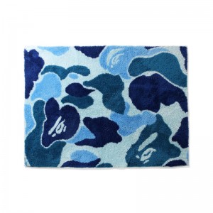 Men Bape Abc Camo Big Rug Mat Home Blue USA | OL9287127