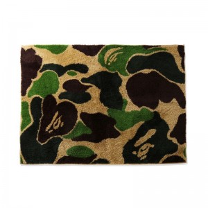 Men Bape Abc Camo Big Rug Mat Home Green USA | IF3496846