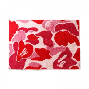 Men Bape Abc Camo Big Rug Mat Home Pink USA | GB4859289