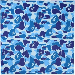 Men Bape Abc Camo Canvas Medium 18"X18" Home Blue USA | OC7242622