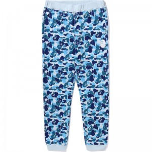 Men Bape Abc Camo Crystal Stone Sweat Pants Pants Blue USA | AO4927897