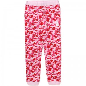 Men Bape Abc Camo Crystal Stone Sweat Pants Pants Pink USA | TD2582852