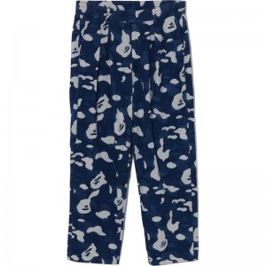 Men Bape Abc Camo Easy Pants Pants Indigo USA | LY1138218