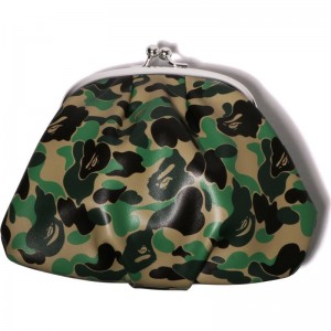 Men Bape Abc Camo Gamaguchi Accessories Green USA | AS3265525