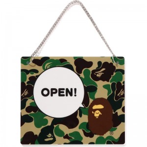 Men Bape Abc Camo Open / Closed Signboard Home Multi USA | PD4708378