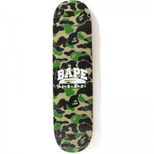 Men Bape Abc Camo Skateboard Accessories Green USA | BF0435245