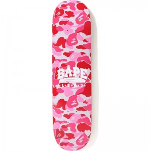 Men Bape Abc Camo Skateboard Accessories Pink USA | AH6621261