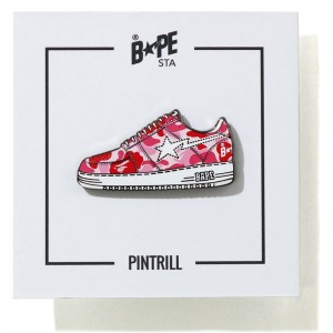 Men Bape Abc Camo Sta Pintrill Pins Accessories Blue USA | HB5273123