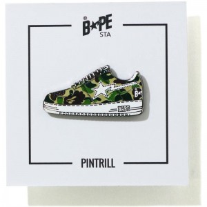 Men Bape Abc Camo Sta Pintrill Pins Accessories Green USA | MP6147717