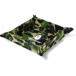 Men Bape Abc Camo Tray (L) Accessories Green USA | AI8992492