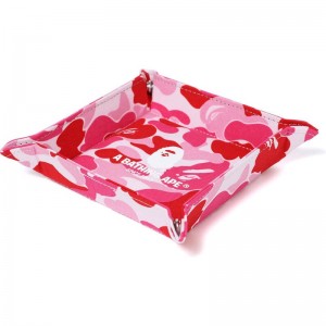 Men Bape Abc Camo Tray (M) Accessories Pink USA | RK1753873