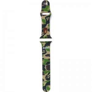 Men Bape Abc Camo Watch Band Accessories Green USA | LD2465745