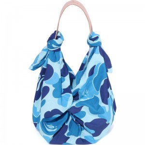 Men Bape Abc Camo Wrapping Cloth Bag Bags Blue USA | MV4115115