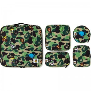 Men Bape Abc Milo All Friends Camo Assortment Case Accessories Green USA | BG9069709