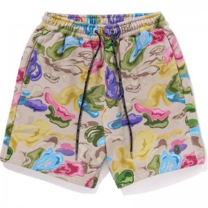 Men Bape Art Camo Sweat Shorts Shorts Multicolor USA | WP5885585