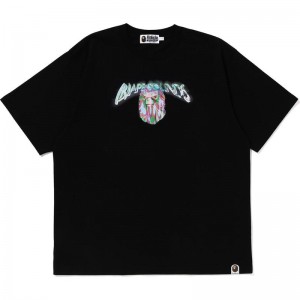 Men Bape (B)Ape Sounds Tee Relaxed Fit Cut And Sewn Black USA | GN2705075