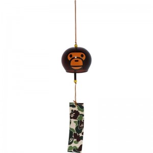 Men Bape Baby Milo Japanese Wind Chime Accessories Brown USA | PA1484644