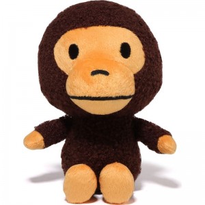 Men Bape Baby Milo Plush Doll Figure Brown USA | PY5276526