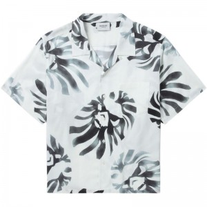 Men Bape Black Ape Head S/S Shirt Shirts White USA | MI1288128