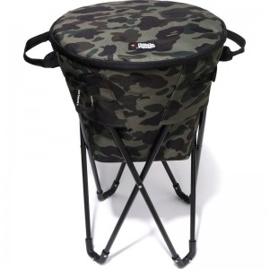 Men Bape Camo Camp Stand Cooler Accessories Green USA | RD2555955