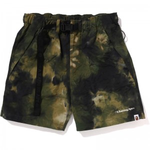 Men Bape Chusen Hybrid Easy Shorts Shorts Olivedrab USA | UU0167317