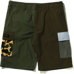 Men Bape Crazy Pattern 6 Pocket Wide Fit Shorts Shorts Multicolor USA | JN3795375